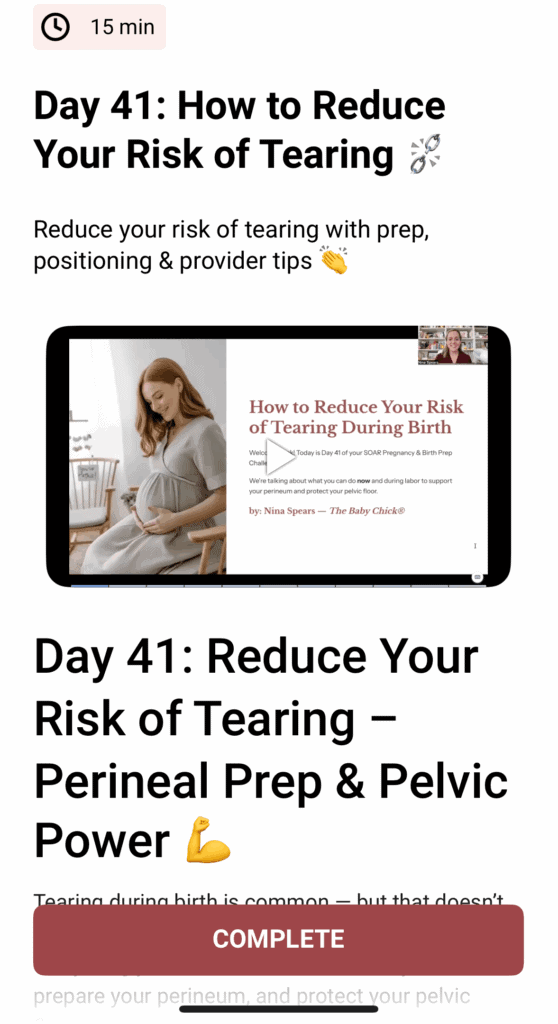 Created by a real birth expert